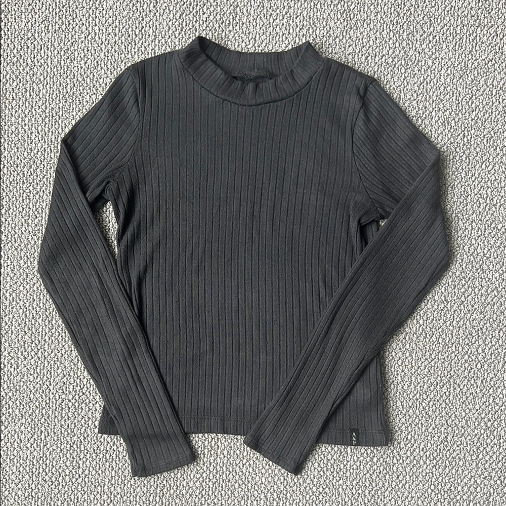 Abercrombie Kids Girls Cozy Mockneck Long Sleeve Tee